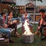 DodomeTrek 14'' Smokeless Outdoor Fire Pit