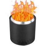 VEVOR Portable Smokeless Fire Pit for Outdoors