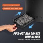 VEVOR Portable Smokeless Fire Pit for Outdoors