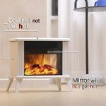 DONYER 13" Mini Electric Tabletop Fireplace Heater