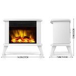 DONYER 13" Mini Electric Tabletop Fireplace Heater