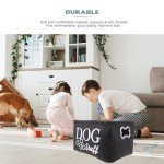 VILLCASE Dog Toy Storage Bin with Bone Handle