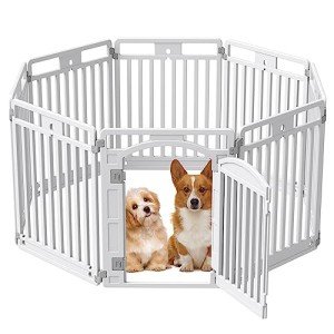 Gupamiga Heavy-Duty Pet Playpen for Small Dogs
