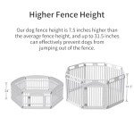 Gupamiga Heavy-Duty Pet Playpen for Small Dogs