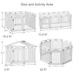 Gupamiga Heavy-Duty Pet Playpen for Small Dogs