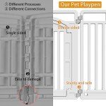 Gupamiga Heavy-Duty Pet Playpen for Small Dogs