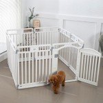 Gupamiga Heavy-Duty Pet Playpen for Small Dogs