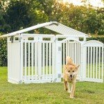 Gupamiga Heavy-Duty Pet Playpen for Small Dogs