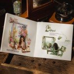 MiyouLuna Reading Theme Scrapbook Tape Set