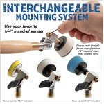 2-inch Bowl Sander with Dual Bearings & Foam Pad