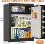 Extra Large Fireproof Home Safe with Digital Lock