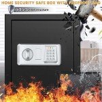 Fireproof Home Safe with Waterproof Document Bag