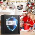 Fireproof Home Safe with Waterproof Document Bag