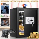 Fireproof Home Safe with Waterproof Document Bag