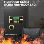 Extra Large Fireproof Home Safe with Digital Lock