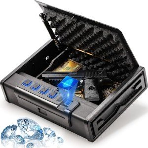 Biometric Handgun Safe with Fingerprint Access