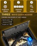 Biometric Handgun Safe with Fingerprint Access