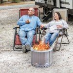 DodomeTrek 14" Smokeless Outdoor Fire Pit
