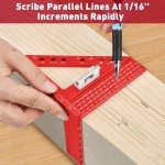 4-Inch 3D Woodworking Angle Measuring Tool Set