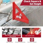4-Inch 3D Woodworking Angle Measuring Tool Set