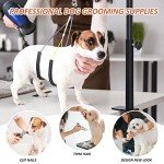 Adjustable Dog Grooming Arm with Clamp & Holders