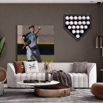 Wall-Mounted Baseball Display Case with Lockable Door