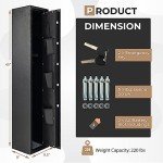 Biometric Gun Safe for 3 Rifles and Pistols