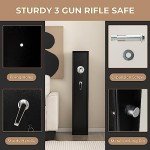 Biometric Gun Safe for 3 Rifles and Pistols