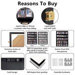 VERANI Wall Display Case for 35 Sports Cards