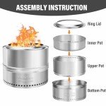 Onlyfire Portable Smokeless Fire Pit with Bag