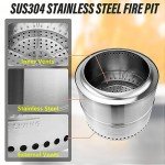 Onlyfire Portable Smokeless Fire Pit with Bag