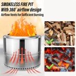 Onlyfire Portable Smokeless Fire Pit with Bag