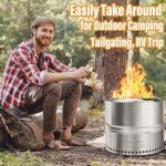 Onlyfire Portable Smokeless Fire Pit with Bag