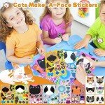 Cat-Themed Party Favors Set for Kids - 72 Pieces
