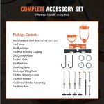 VEVOR Drill Attachment Set for Woodworking Tasks