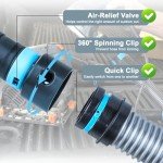 12-Foot Dust Collection Hose Kit, 1 1/4 Inch