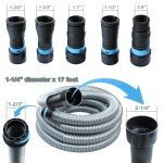 12-Foot Dust Collection Hose Kit, 1 1/4 Inch