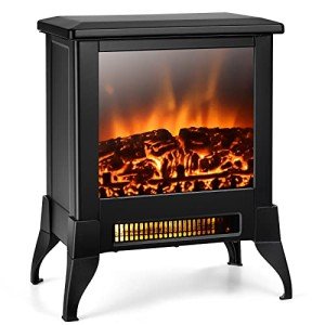 Electric Fireplace Heater with 3D Flame Effect