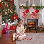 Electric Fireplace Heater with 3D Flame Effect