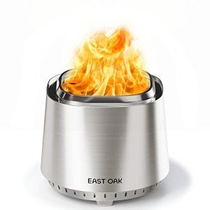 EAST OAK 17'' Smokeless Outdoor Fire Pit