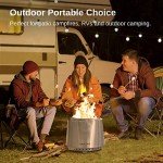 EAST OAK 17'' Smokeless Outdoor Fire Pit