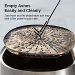 EAST OAK 17'' Smokeless Outdoor Fire Pit