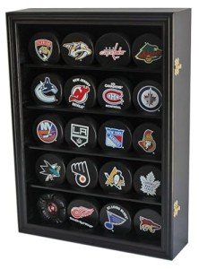 Hockey Puck Display Case with UV Protector