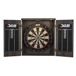 DMI Sports Paris Dartboard Set in Rustic Gray