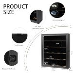 Mstrse 20 Hockey Puck Display Case - Black