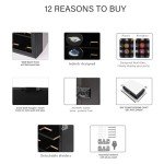 Mstrse 20 Hockey Puck Display Case - Black