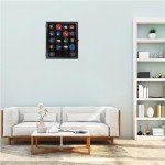 Mstrse 20 Hockey Puck Display Case - Black
