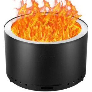 Portable Smokeless Fire Pit for Outdoor Use
