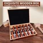 VANSORK 12-Piece Wood Carving Tool Set