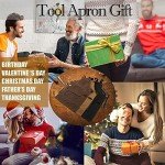 Adjustable Canvas Work Apron with Tape Holder